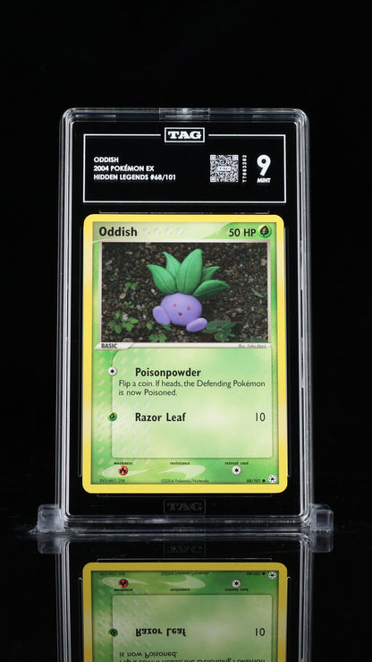 Pokemon 2004 Oddish - Hidden Legends EX - TAG 9