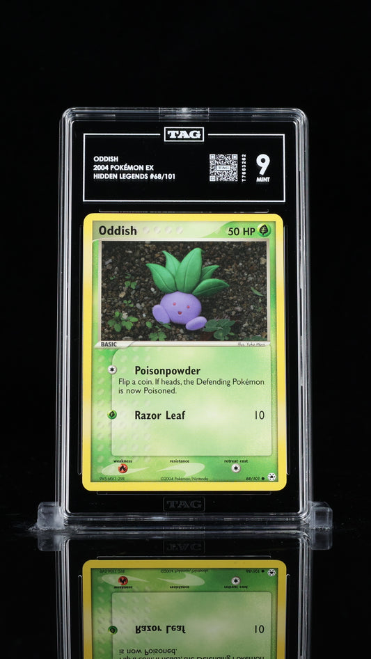 Pokemon 2004 Oddish - Hidden Legends EX - TAG 9