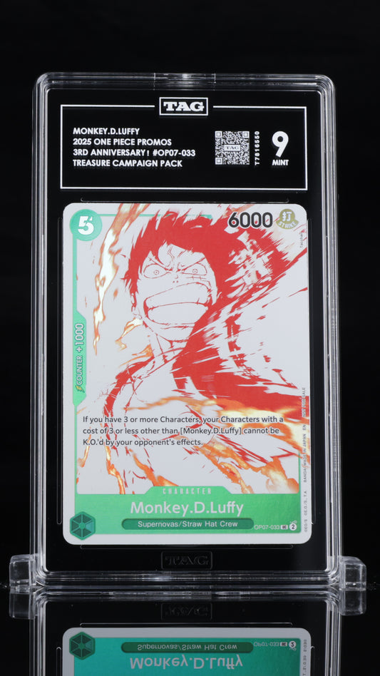 One Piece 2025 Monkey.D.Luffy 3rd Anni. Promo - TAG 9