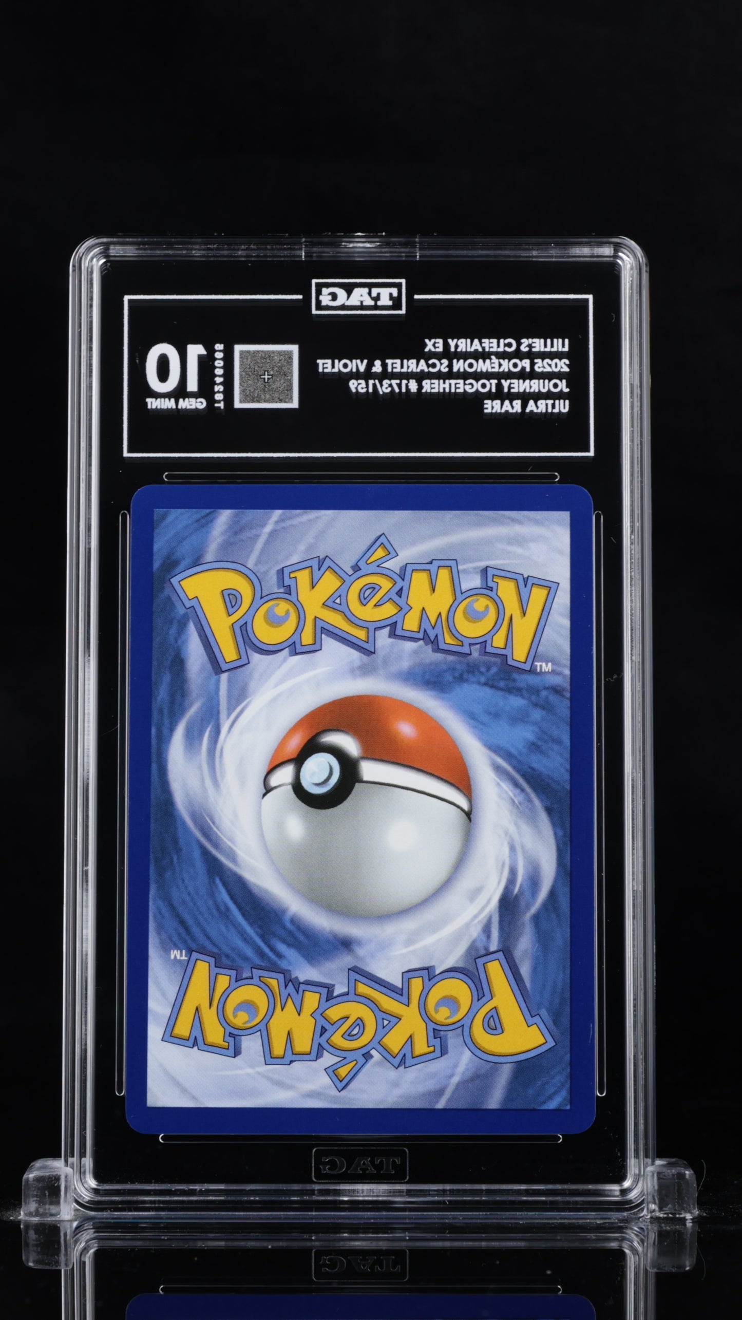 Pokemon 2025 Lillie's Clefairy ex - Journey Together - Ultra Rare - TAG 10