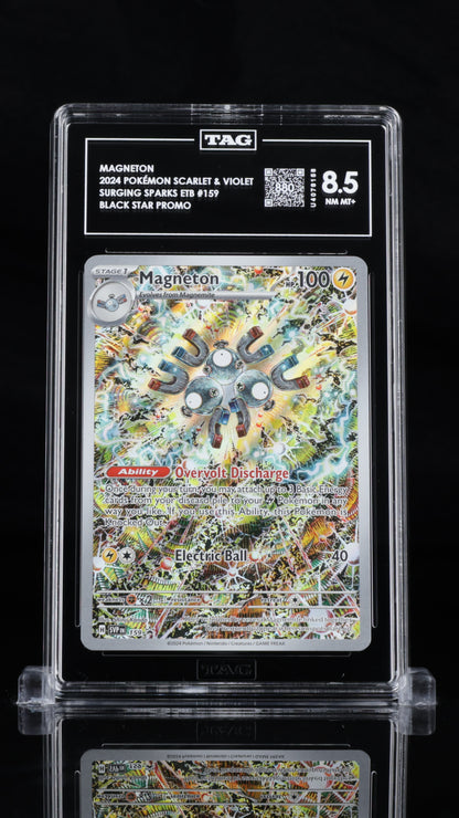 Pokemon 2024 Magneton - Surging Sparks ETB - Promo - TAG 8.5