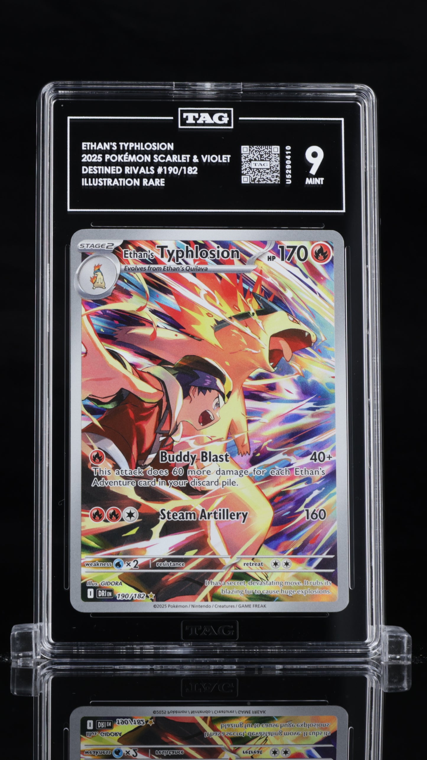 Pokemon 2025 Ethan's Typhlosion - Destined Rivals - IR - TAG 9