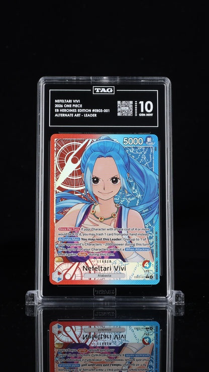 One Piece 2026 Nefeltari Vivi EB03-001 Leader Alt Art EN - TAG 10 [P1]