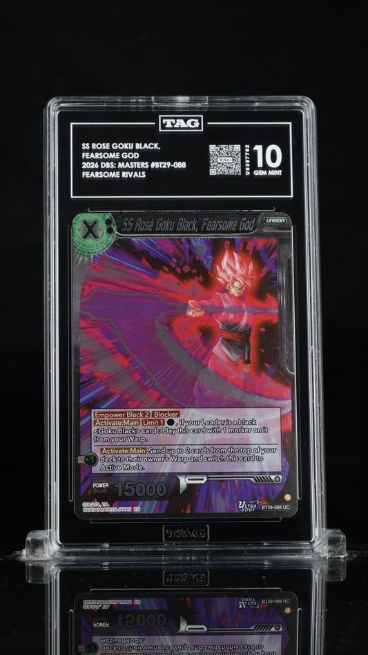 DBSM 2026 SS Rose Goku Black, Fearsome God - Fearsome Rivals - BT29-088 - TAG 10