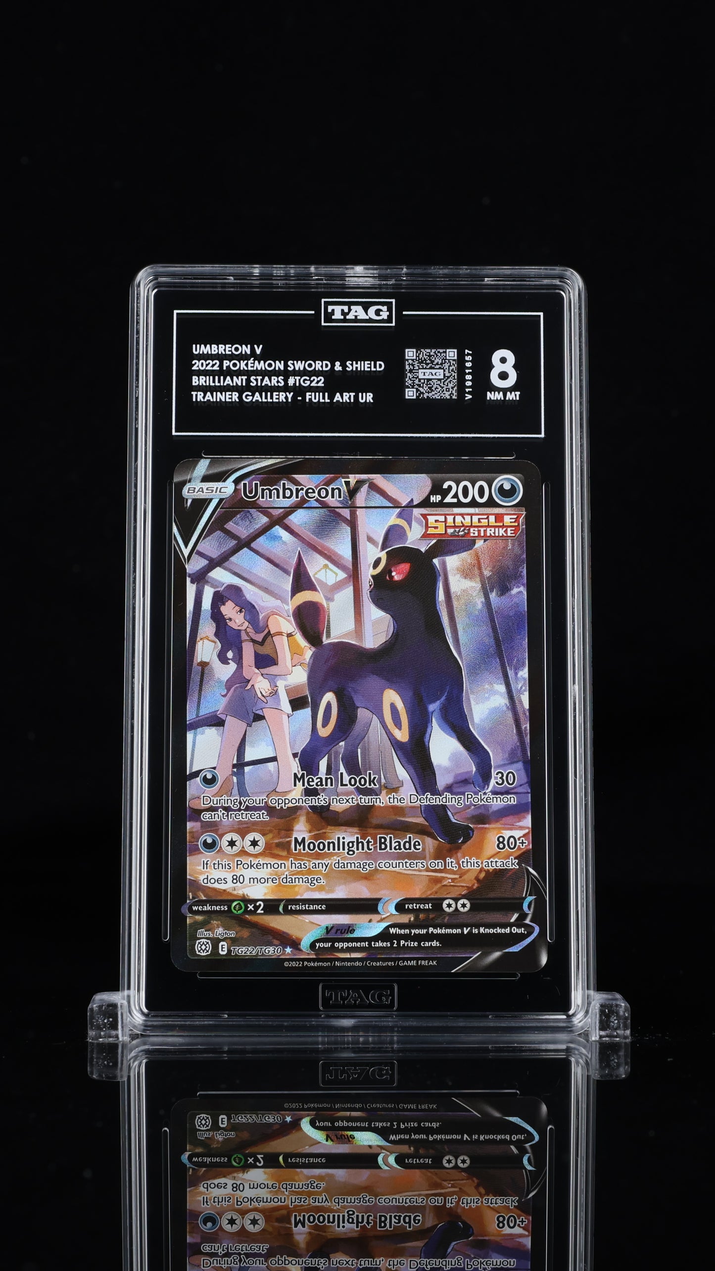 Pokemon 2022 Umbreon V TG22/TG30 - Brilliant Stars TG - TAG 8