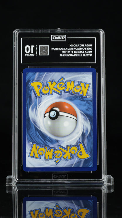 Pokemon 2025 Mega Lucario ex - Mega Evolution Base - SIR - TAG 10