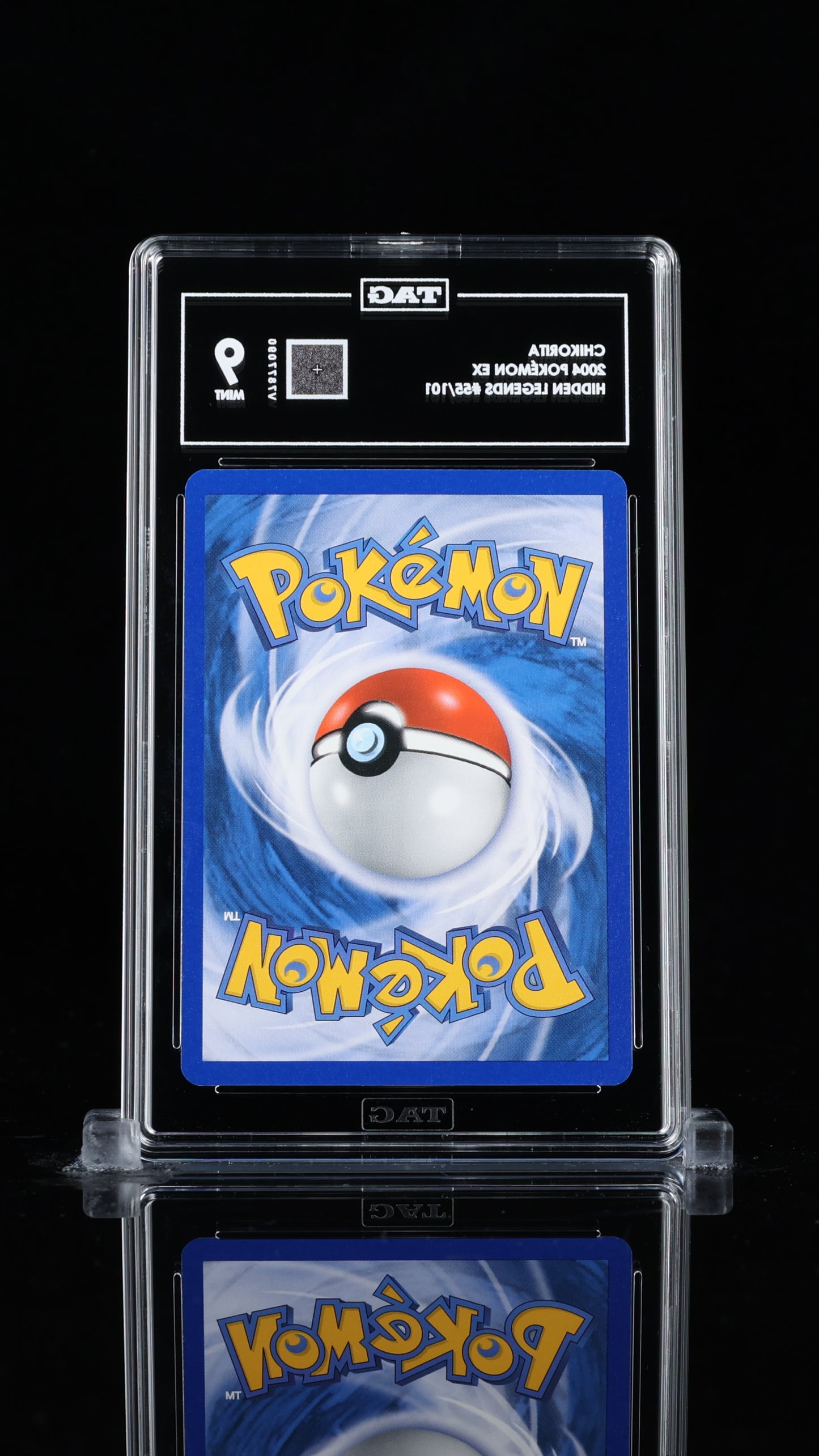 Pokemon 2004 Chikorita - Hidden Legends EX - TAG 9