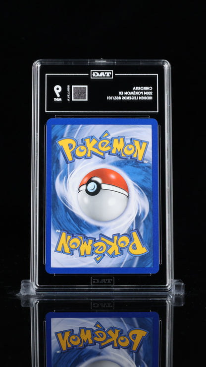 Pokemon 2004 Chikorita - Hidden Legends EX - TAG 9