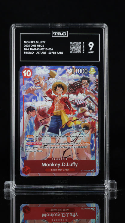 One Piece 2025 Monkey.D.Luffy - OP Day Dallas Promo - ST10-006 - TAG 9