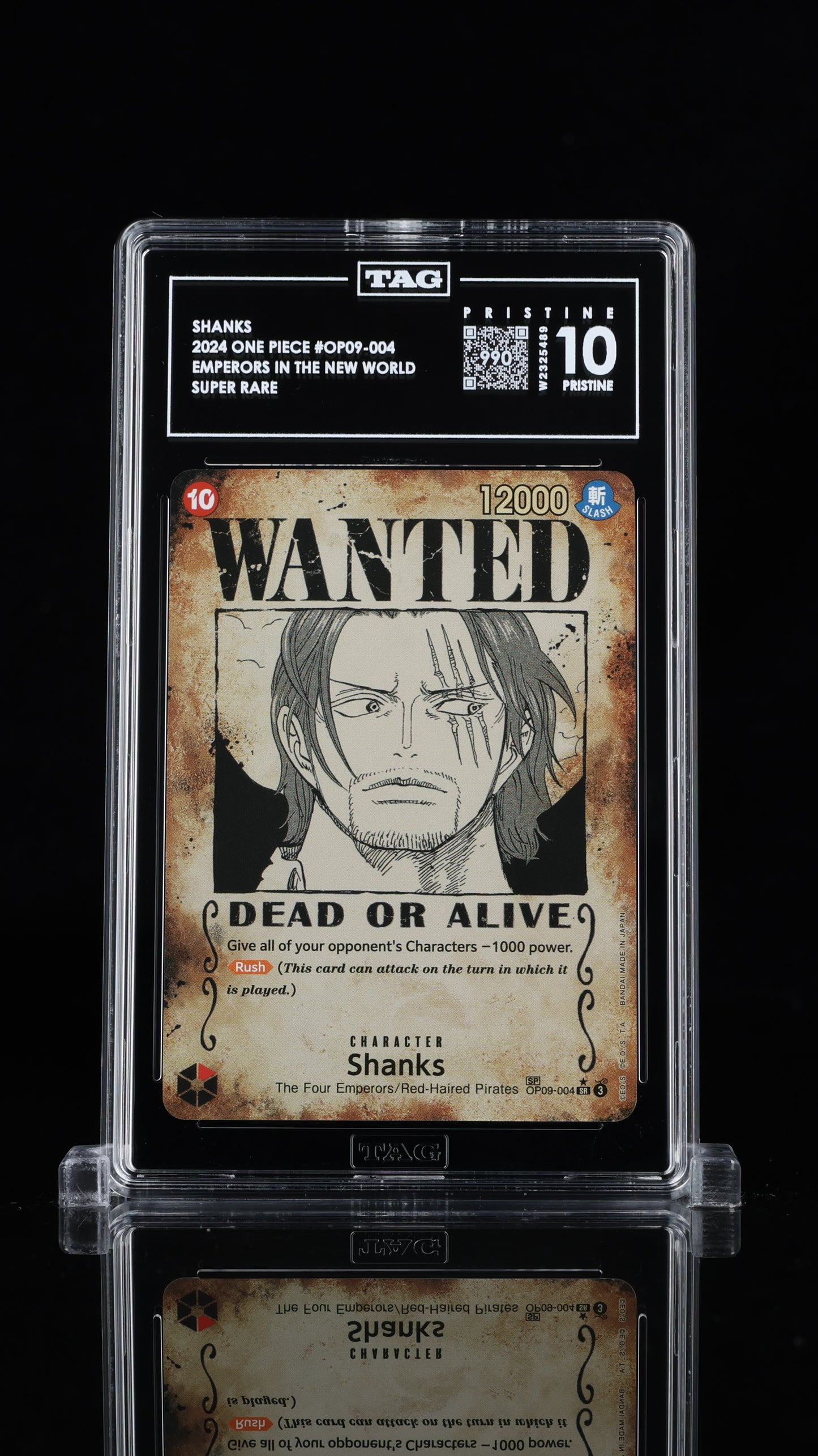 One Piece 2024 Shanks - Emperors in the New World - SP - TAG 10 PRISTINE