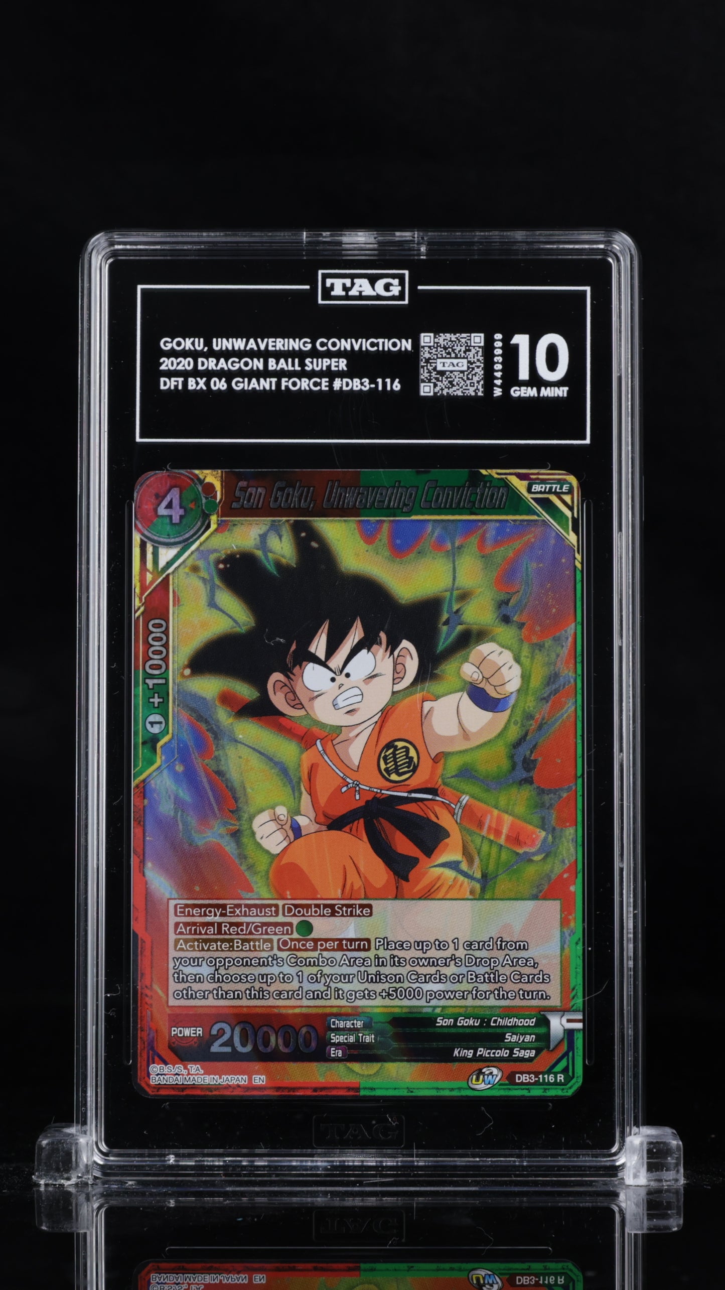 Dragon Ball Super 2020 Goku, Unwavering Conviction - Giant Force - TAG 10