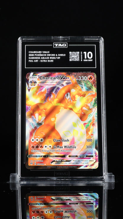 Pokemon 2020 Charizard VMAX - Darkness Ablaze - Full Art UR - TAG 10