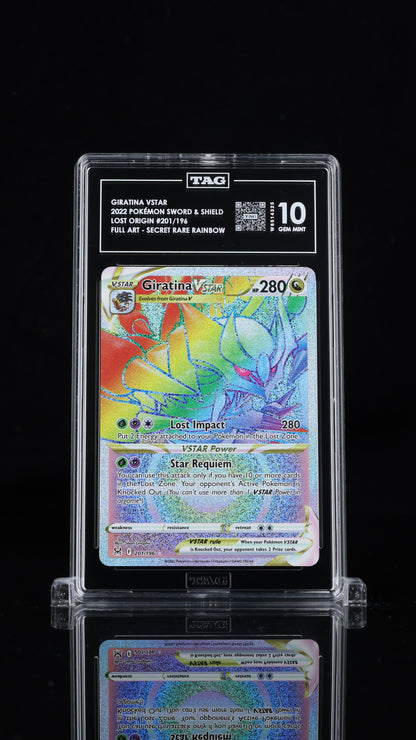 Pokemon 2022 Giratina VSTAR 201/196 - Lost Origin SRR - TAG 10
