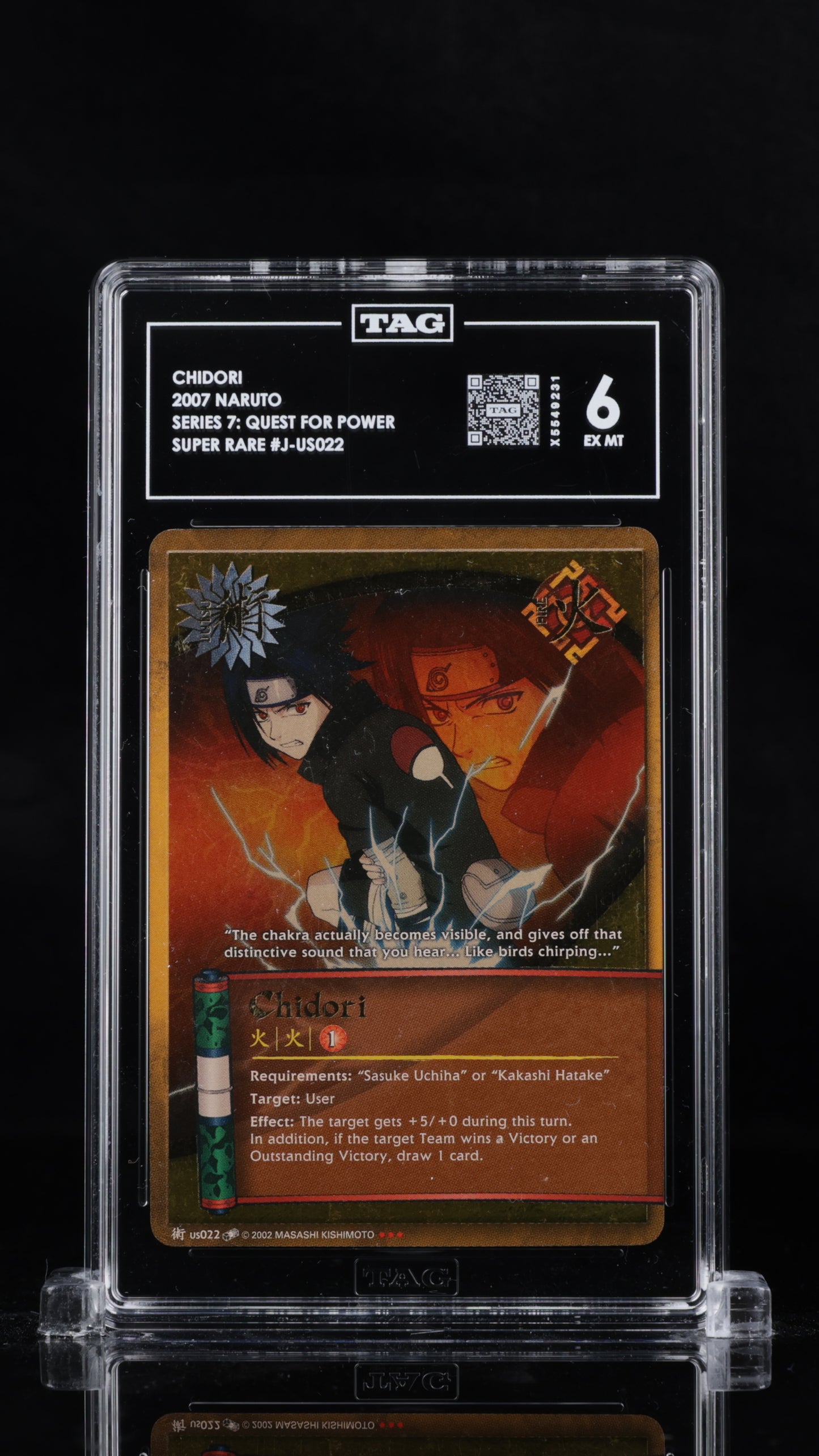 Naruto 2007 Chidori - Series 7: Quest for Power - SR - TAG 6