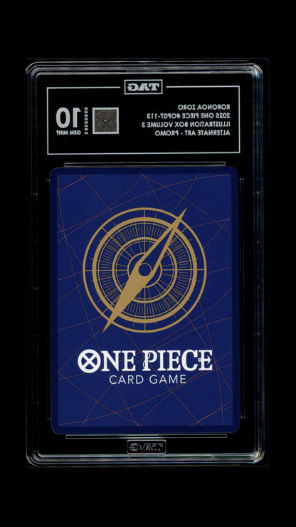 One Piece 2025 Roronoa Zoro - Illustration Box Vol 3 - Alt Art Promo - TAG 10 P3