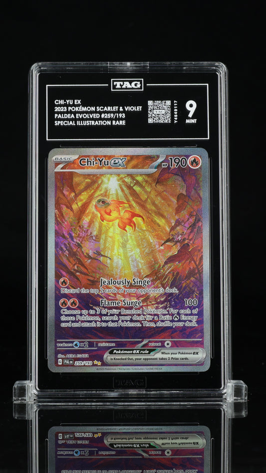 Pokemon 2023 Chi-Yu ex - Paldea Evolved - SIR - TAG 9