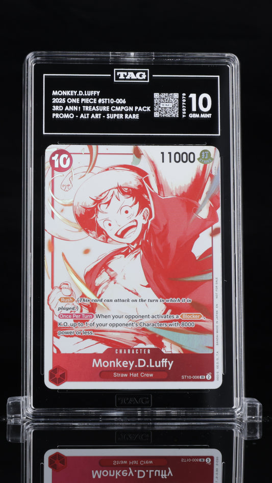One Piece 2025 Monkey.D.Luffy 3rd Anni. Promo - TAG 10 "P3"
