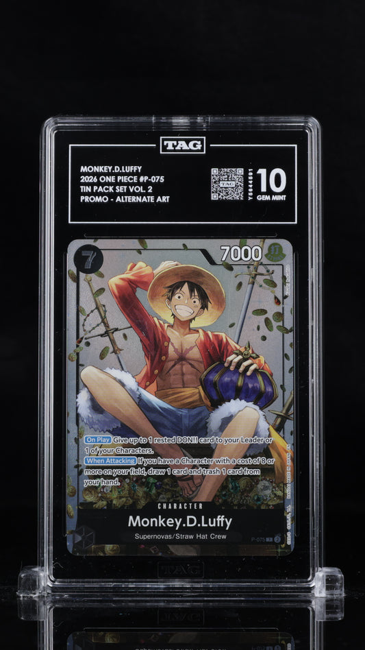 One Piece 2026 Monkey.D.Luffy - Tin Pack Set Vol. 2 Promo - TAG 10 "P1"