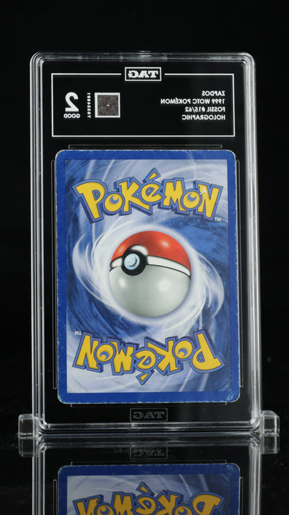 Pokemon 1999 Zapdos - WotC Promo - Holo Misprint - TAG 2