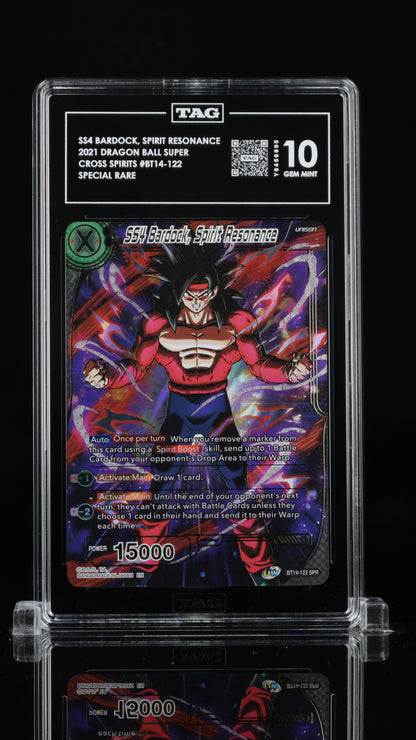 Dragon Ball Super 2021 SS4 Bardock, Spirit Resonance SR - Cross Spirits - TAG 10