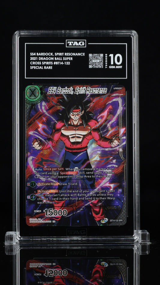 Dragon Ball Super 2021 SS4 Bardock, Spirit Resonance SR - Cross Spirits - TAG 10