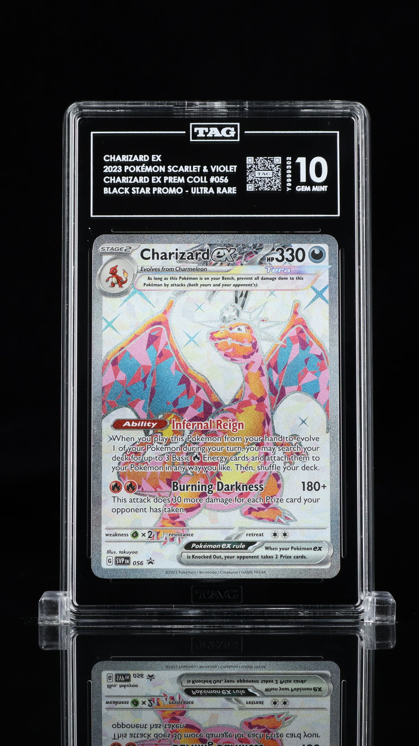 Pokemon 2023 Charizard ex - Char ex Premium Collection - BSP - UR - TAG 10