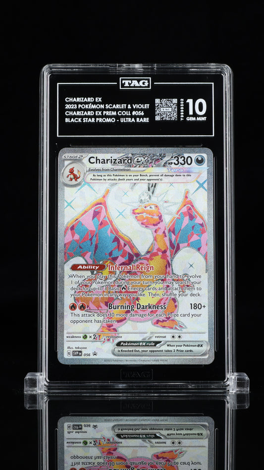 Pokemon 2023 Charizard ex - Char ex Premium Collection - BSP - UR - TAG 10