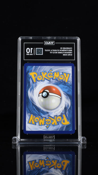 Pokemon 2023 Charizard ex 215/197 - Obsidian Flames Ultra Rare - TAG 10
