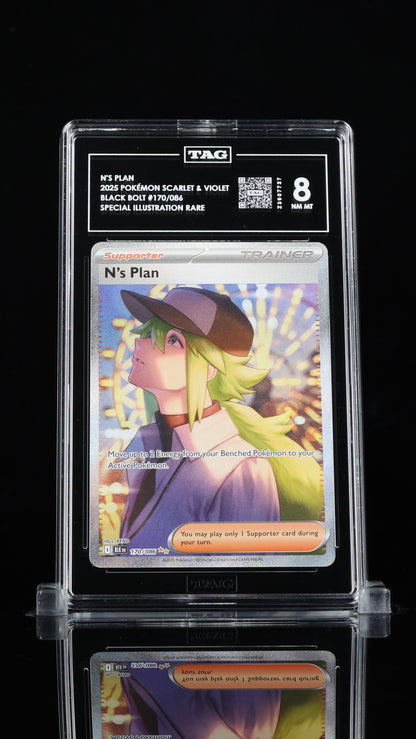 Pokemon 2025 N's Plan - Black Bolt - SIR - 170/086 - TAG 8
