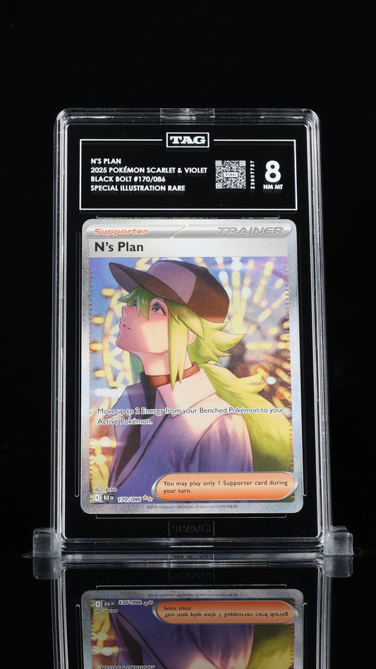 Pokemon 2025 N's Plan - Black Bolt - SIR - 170/086 - TAG 8