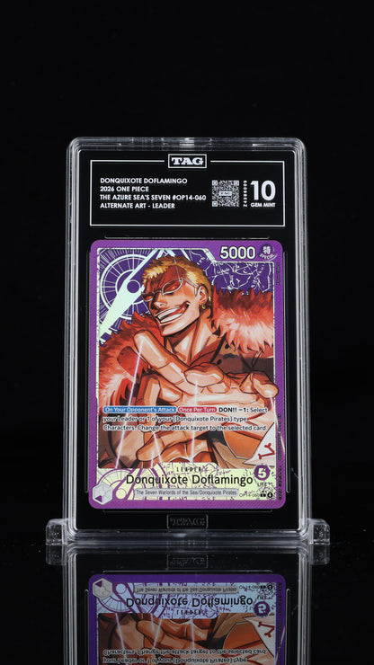 One Piece 2026 Donquixote Doflamingo OP14-060 Leader Alt Art EN - TAG 10