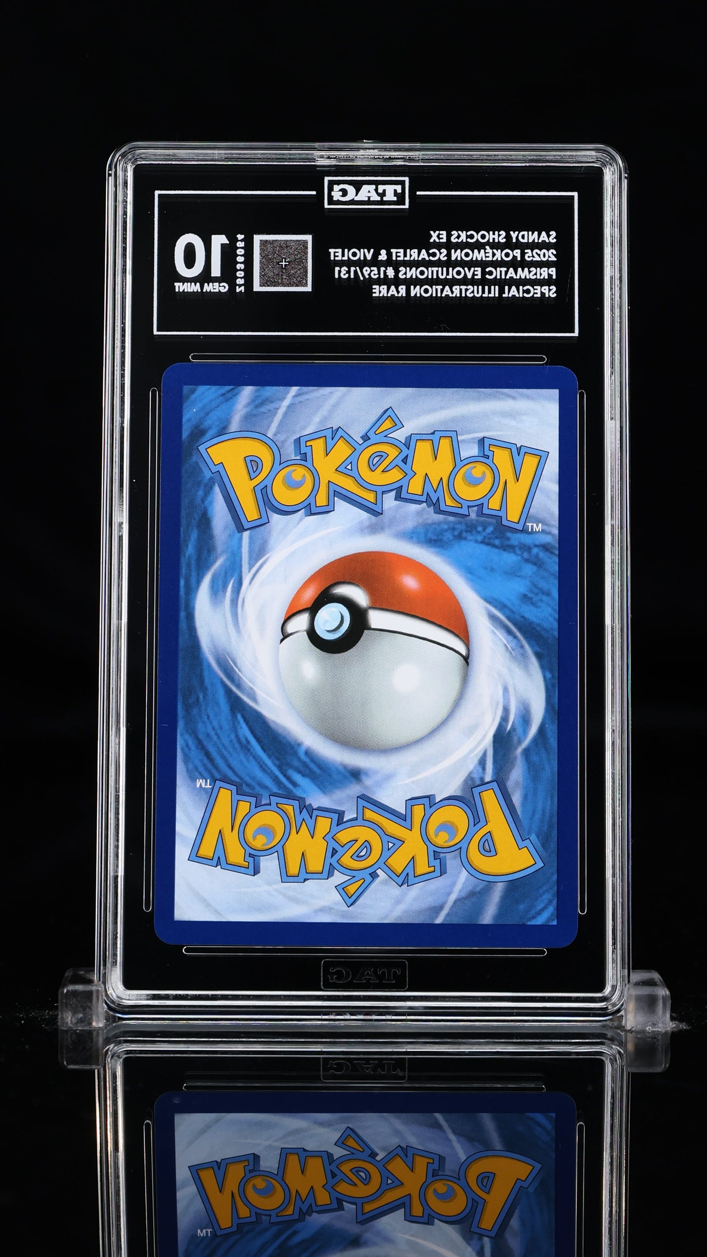 Pokemon 2025 Sandy Shocks ex - Prismatic Evolutions - Special Illustration Rare - TAG 10