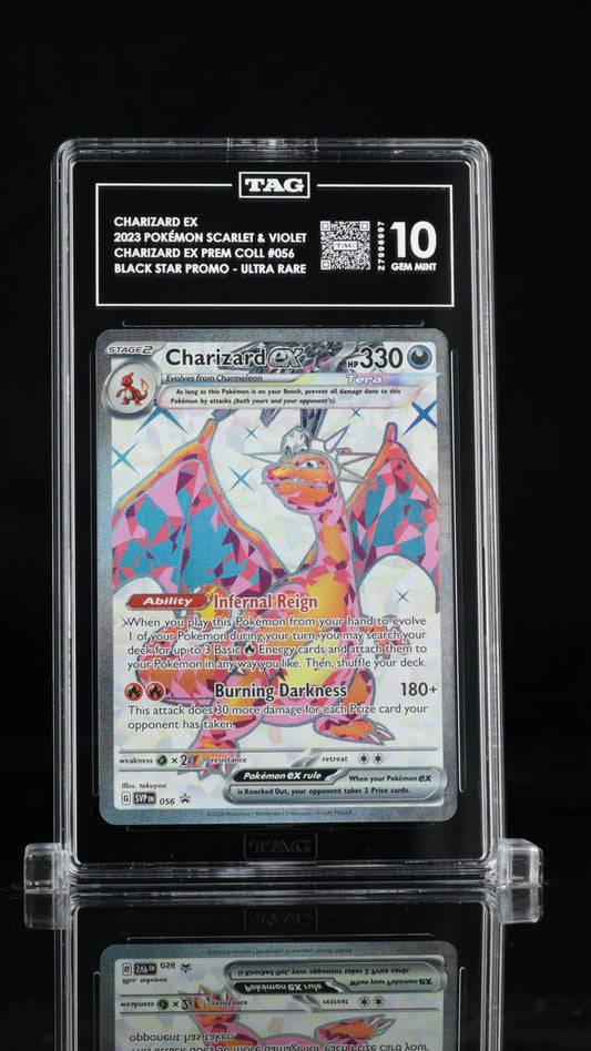 Pokemon 2023 Charizard ex - Char. ex Premium Collection - BSP UR - TAG 10