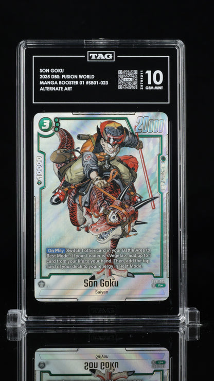 DBS: Fusion World 2025 Son Goku - Manga Booster 01 - Alt Art - TAG 10
