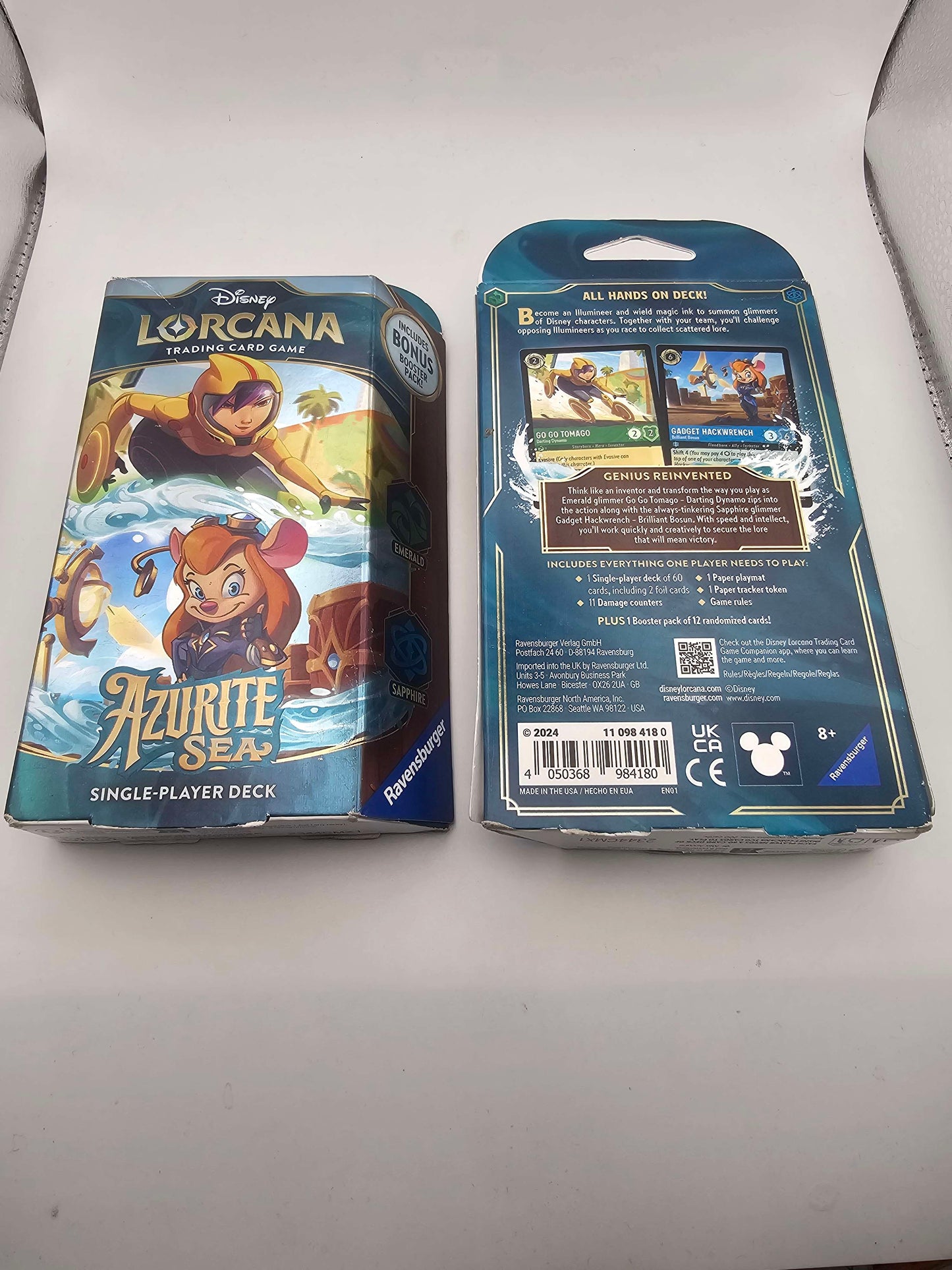 Lorcana Azure Sea single player deck Emerald/Sapphire