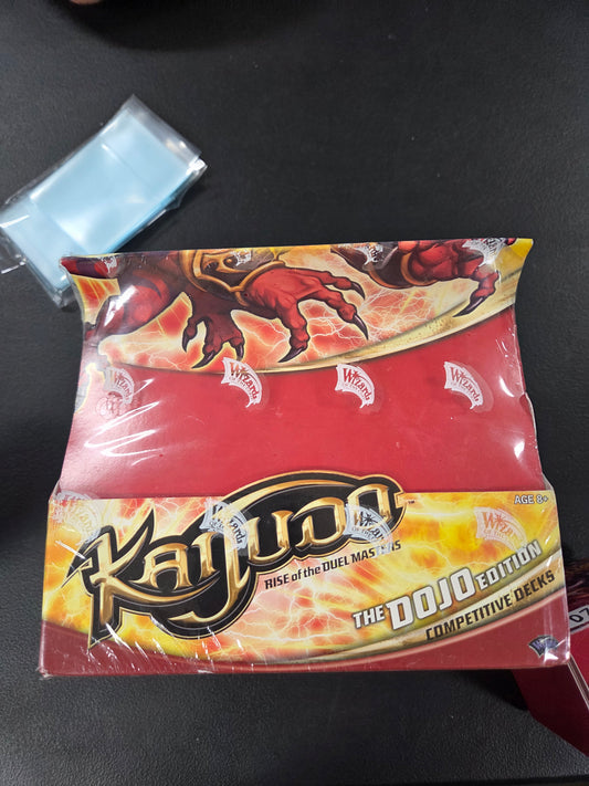 Sealed Kaijudo Trading Card Game Competitive Deck Dojo Bull Rush Display