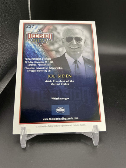 2023 Decision 2022 Update #237 Joe Biden Numbered 13/23