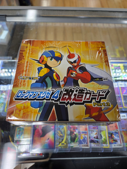 Megaman Battle Network  4 Part 2 Mod Card e Unopened New Booster Box Capcom ［Rockman EXZ］