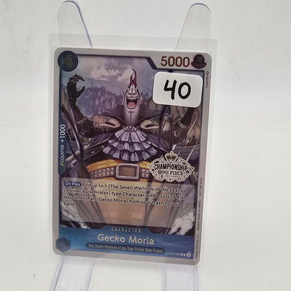 Gecko Moria (Store Championship Participation Pack) - One Piece Promotion Cards (OP-PR)